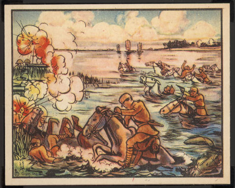 129 Swimming Jap Cavalry Repulsed By Chinese